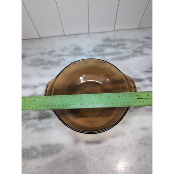 Anchor Hocking Glassware 1.5 Quart Amber Casserole Dish, Baking Cookware w/ Lid - Picture 13 of 14